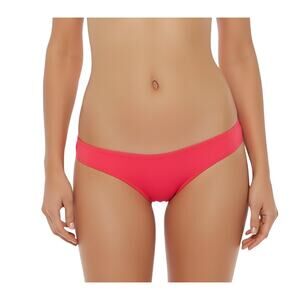 L*Space Sandy Classic Bikini Bottom Hot Cherry Women Size XS NWT
